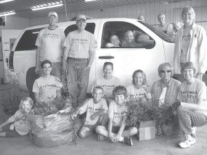 Members of Bethlehem Lutheran Church of Grand Marais took time on Sunday, September 11 to show appreciation to local First Responders, by tidying up the area around the Search and Rescue building, clearing small trees and vegetation away. The service day marked the 15th anniversary of the 9-11 tragedy.