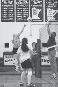 The Cook County High School gym will be filled with laughter and fun on Thursday, October 13 when students play volleyball against each other, their parents and teachers in the annual Volley for a Cure