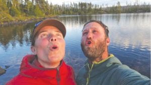 During their time in the Boundary Waters Wilderness, the Freemans saw many signs of wolves, such as tracks and a wolf kill, but they didn’t see many of the animals. On September 20, when they heard wolves howling nearby, they joined in.