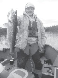 Jon Schei of Grand Marais took his parents, Larry and Susan Schei fishing on Saganaga Lake on Thursday, September 29 to celebrate his dad’s 80th birthday. It was a great birthday for Larry, who caught and released this 30-inch walleye on a jig and minnow.