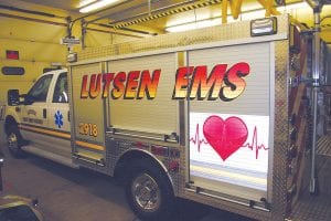 When someone is injured or in need of medical help in Lutsen, local volunteer emergency medical responders from the township will come to their aid in this new rescue vehicle loaded with medical and rescue gear and lights that extend above the rig in the back of the vehicle to assist responders who make calls at night.