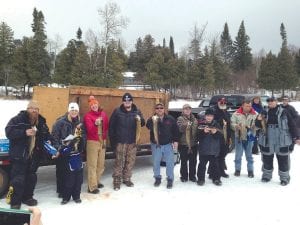 Out of 75 entrants, 10 people caught fish at the 2017 annual trout derby held last Sunday on Gunflint Lake. The largest trout was 4.3 pounds, and earned $500 for Shirley Heinzen.