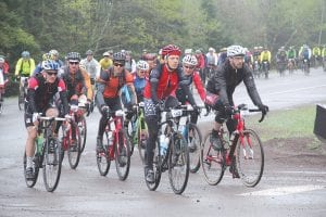 A large group of riders turn for a gravel road in last year’s inaugural Le Grand Du Nord gravel cycling event. This year’s race will take place on Saturday, May 27, with a mass start in downtown Grand Marais. To learn more about the race go to the Visit Cook County website.