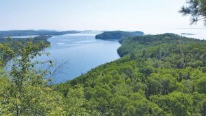 Because of the cross-border collaboration of several organizations, 13 miles of undeveloped shoreline on Lake Superior will be preserved forevermore. The Nature Conservancy of Canada (NCC) has purchased one of the last privately owned, undeveloped shorelines between Duluth and Thunder Bay, Ontario. Known as Big Trout Bay, the 2,517-acre property is mostly coastal boreal forest and home to eagles and peregrine falcons.