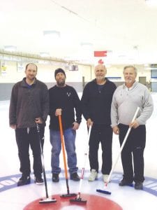 The last game for the 2016-2017 curling season was held this past week, which was played for the Open League championship. The winner was the Brian Smith Rink who defeated the Andrew Smith Rink. The 2017-2018 curling season will start again in the fall and new members are welcomed to join. Top: The Brian Smith Rink pictured from L-R: Jake Carleen, Don Sorlie, Bruce Johnson, Brian Smith. Above: The Andrew Smith Rink finished runner up to the Brian Smith Rink. From L-R: Jenny Schuler, Chris Smith, Jed Smith and Andrew Smith.