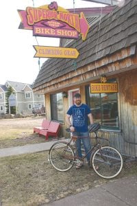 Jay Arrowsmith-DeCoux recently purchased the Superior North Outdoor Center bike shop from Mark and Malinda Spinler. Jay is renaming the business Fireweed Bike Cooperative. The grand opening will take place April 21 and 22 from 10 a.m. to 6 p.m. with a sale, said Jay.