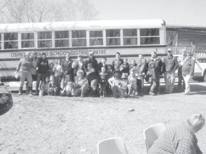 Six elders had a chance to enjoy the spring weather when they joined the Oshki Ogimaag Charter School students and staff at the Sugar Bush Camp.