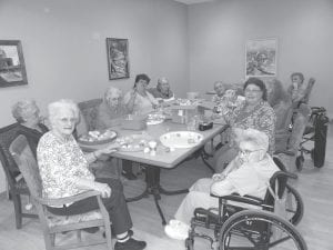 The residents were busy filling Easter eggs in April for the Community Easter Egg Hunt. A total of 2,021 eggs were filled for the event!