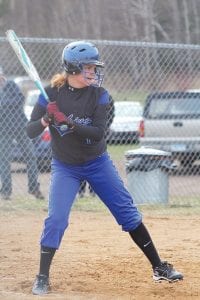 Birthday girl Hanna Borson was up to bat against Barnum. She didn’t get a hit in this at bat, but instead received cheers celebrating her birthday.