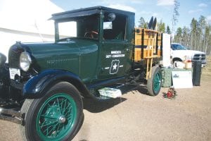 This beautifully maintained Minnesota Department of Conservation Forest Service truck was on display at the Seagull Lake Community Center, site of the celebration to commemorate the community coming together to help put out the Ham Lake fire.