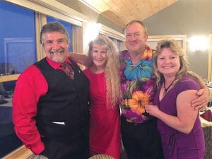 Enjoying a night on the town at the Gala, and looking quite dapper was L-R: Chuck VanDoren, Mary VanDoren, Paul Nelson and Lisa Nelson.