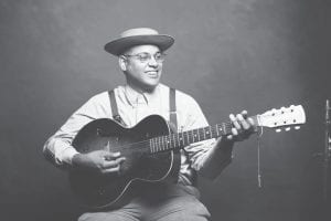 Grammy Awardwinning musician Dom Flemons will take the stage at the Arrowhead Center for the Arts at 7:30 p.m. on Saturday, July 8. Tickets can be purchased one hour before the concert at the ACA or online a www.aca.tix.com. Cost for adults is $20 and $5 for kids 18 and under.