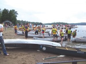 Bragging rights are on the line as these canoe racers get ready to see who can paddle the fastest in a straight line to the finish. Not only is the Gunflint Canoe Races a great event for participants, it raises money for the Gunflint Trail Volunteer Fire Department. This year the goal is to raise $20,000. The races will be held July 19 at Gunflint Lodge.