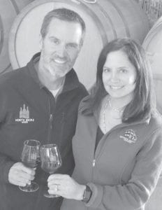 Jeremy and Mary Hanson are new partners in the North Shore Winery, joining Chuck and Kim Corliss. The winery is located on the Lutsen Ski Hill Road and is open 11 a.m. to 7 p.m. except for Tuesdays, when it is closed.