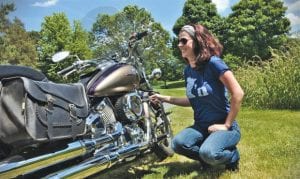 Coming to Grand Marais on her motorcycle on Monday, July 24 to meet with the public will be Leah Phifer of Isanti, Minnesota. Phifer is exploring a run against Eighth District Congressional Representative Rick Nolan.