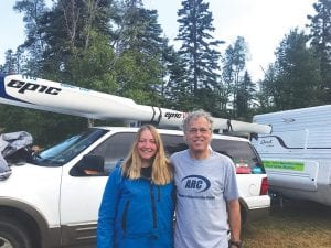 Traci Martin of Kansas City, Missouri, hopes to become the first person to paddle a surf ski around all five great lakes in one calendar year. Bill Noble, who drives her camper to specific locations and meets her when she is finished for the day, is assisting Martin. She suffers from rheumatoid arthritis and is hoping to use the trip as a way to inspire others who have chronic health care conditions to not give up doing the things they love to do.