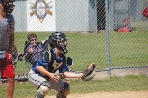 Catcher Katie Carpenter protected the plate like a boss! She also set her pitchers up to succeed with great calls behind the plate.