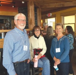 A somewhat rainy, dreary August 27 Sunday was brightened up by the Ice Cream Social held at Sydney’s. More than 100 people turned out to eat a sweet treat and help raise funds for Care Partners. Care Partners board members on hand included L-R: Jack McHugh, Penny Bradovich and Nancy Starr.