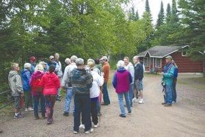 Despite some rain more than 200 people signed in to take part in John Schroeder Day held on Saturday, Aug. 26 in Schroeder Township. About 50 people attended the hike led by Skip Lamb. Lamb took people along Cross River Trail, stopping to discuss the various historical aspects of the trail, land, and water around it. Linda Lamb thanked Fred Bonin for donating and grilling salmon for the lunch. She also thanked all of the volunteers who helped, adding that the fundraiser raised over $1,000 for the Schroeder Area Historical Society.