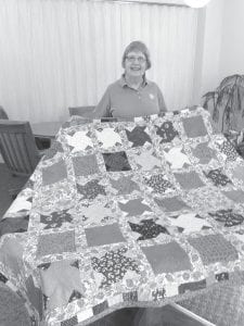 One of the things on Kaye Kraft’s bucket list was to make a quilt. This summer she completed one and can take that off her list.