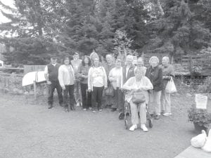 This is the group of Elders who enjoyed a fall color tour over the back roads before having lunch at Trail Center.