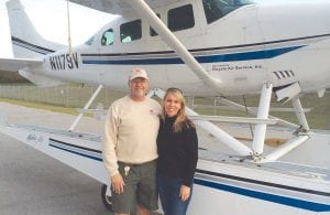 John and Christine Rector are owners of Isle Royale Seaplanes (IRS), which flies guests from Cook County to Isle Royale. John also offers flights to and from Isle Royale from Houghton, Michigan. John, in his first year of business in Minnesota, said he is going to expand his business in Cook County to add flights to Voyageurs National Park and to the Boundary Waters Canoe Area.