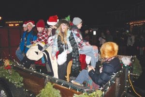 The kids on this float brought smiles to the crowds of people who attended the Friday, November 24 Christmas parade. Thirteen floats were entered in the Christmas parade this year with the following winning awards: Stone Harbor was named Best Scandinavian float; Cook County Towing won Best Holiday Spirit; and the Wunderbar won the Best Overall Float. Lutzen Reflections was titled Cutest Entry. Other entries included Fireweed Bike Co-op, Ruby’s Pantry, Gunflint Mercantile, Cub Scouts, Ben Franklin, Voyageur Brewing, Grand Marais fire department, Putt ’N Pets and the American Legion Color Guard.