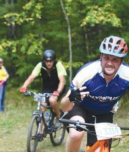 Lutsen resident Andrew Beavers has been busy getting ready to race five mountain bike races this year. Some of the events will be ridden through the snow on fat tires.