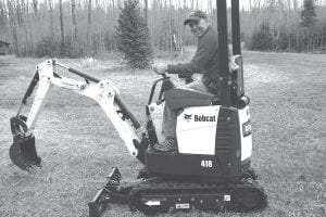 Adam Harju, above, was one of the primary builders of the single-track mountain bike trails on Pincushion. He and his wife, Mika, will also help build the new single-track trail from Britton Peak to just west of the Onion River Road this summer.