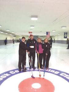 No one was happier than the team from Two Harbors who swept their way to the A event championship at the Charles J. Futterer Bonspiel held last weekend at the Cook County Curling Club.