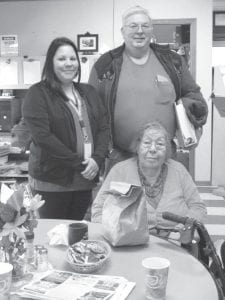 Prizewinners Krysten Flett, Bill Meyers and Doris Blank at the Medicine Talk session.