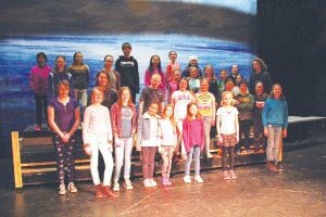 A large cast of kids is working diligently under the tutelage and direction of playhouse director Sue Hennessy on the upcoming play, “Shrek the musical JR.” The play will run April 20-22 and April 27-29 with Friday and Saturday performances at 7 p.m. and Sunday showings at 2 p.m.