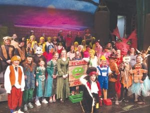 This is the good-looking cast who will star in Shrek The Musical Jr. The play runs April 20 -22 and 27 – 29. Tickets are $10 for adults, $5 for youth, and $1 for children under 12. Advance tickets are recommended and available at grandmaraisplayhouse.com. Friday, April 20 is Food Shelf Friday – bring $10 worth of cash or food for the Food Shelf and get one ticket when you buy another. Sunday, April 22 is donation day. Pay what you can for your ticket. Advance sales are regular price but guaranteed seating.