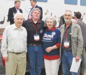 Representing Cook County Republicans at the GOP nominating convention held in Park Rapids were from L-R: Ben Petz, Dave Keller, Mary Petz and Harris Mills. The delegates and alternates from Cook County were there to support the GOP agenda, but the most enthusiastic support was for Pete Stauber who is running for the 8th District Congress seat now held by Rick Nolan (DFL). Stauber received all 275 delegate votes in support of his run for Congress.