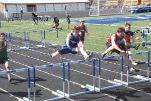 Jack Haussner, in the middle of the track in his Vikings gear, capped off his year by qualifying for the Minnesota State High School track meet in the 110-meter high hurdle event. The state meet is being held on Friday and Saturday, June 8 and 9 at Hamline University.