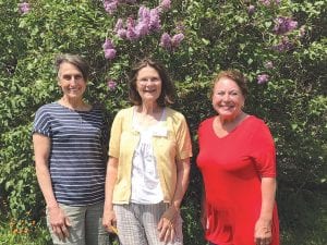 The annual West End garden show takes plenty of organizing and planning. This year the three principal planners are (from left): Liz Wagner, flower show co-chair; Ann McDermott, flower show co-chair; and Julie Bittinger, West End Garden Club president.