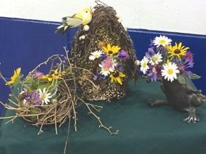 You too can have a bird’s eye view of the flower displays like the one above if you attend the West End Garden Club Flower Show that will be held July 21 at the Birch Grove Community Center.